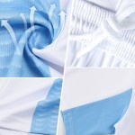Sublimation Sports Geometric Soccer Jersey Uniform Black Shape Pink Custom Aqua-Neon